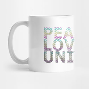 Peace, Love & Unity #001 Mug